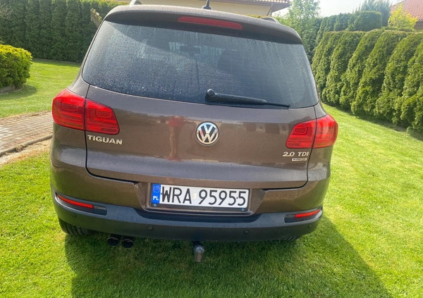 Volkswagen Tiguan cena 42000 przebieg: 259827, rok produkcji 2012 z Małomice małe 92